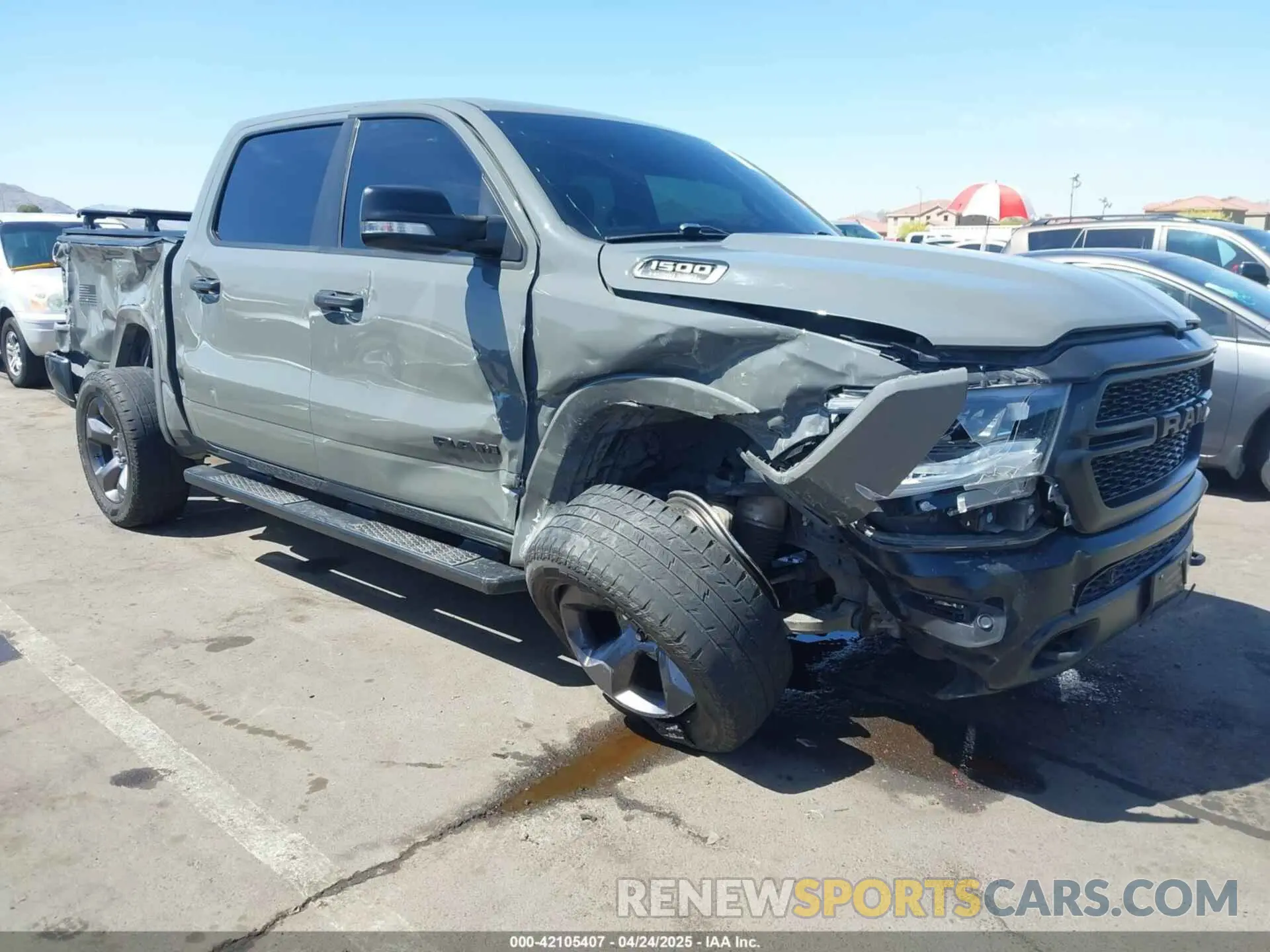 6 Photograph of a damaged car 1C6SRFFT2LN382730 RAM 1500 2020