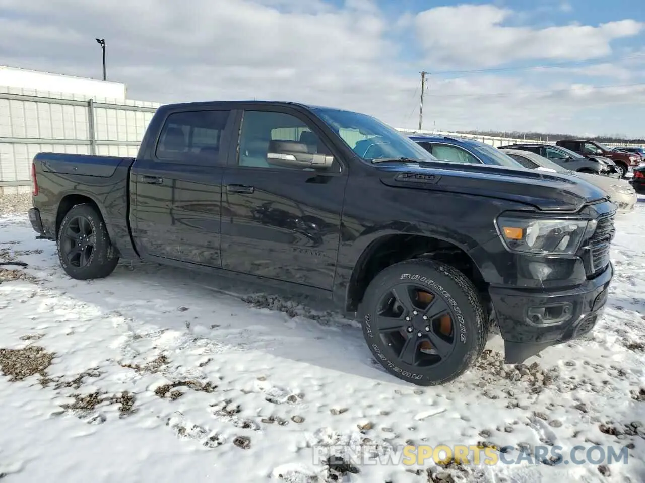 4 Фотография поврежденного автомобиля 1C6SRFFT2LN395428 RAM 1500 2020