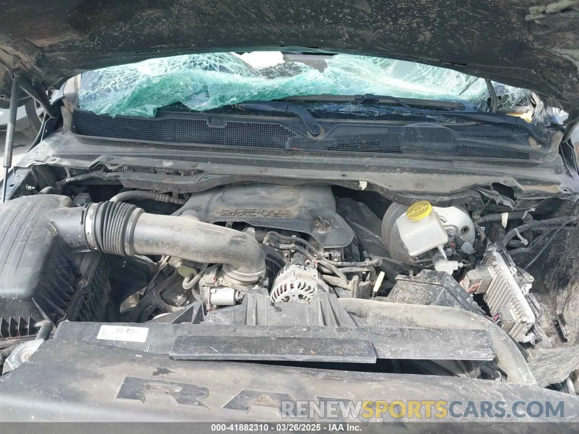 10 Photograph of a damaged car 1C6SRFFT4LN184246 RAM 1500 2020