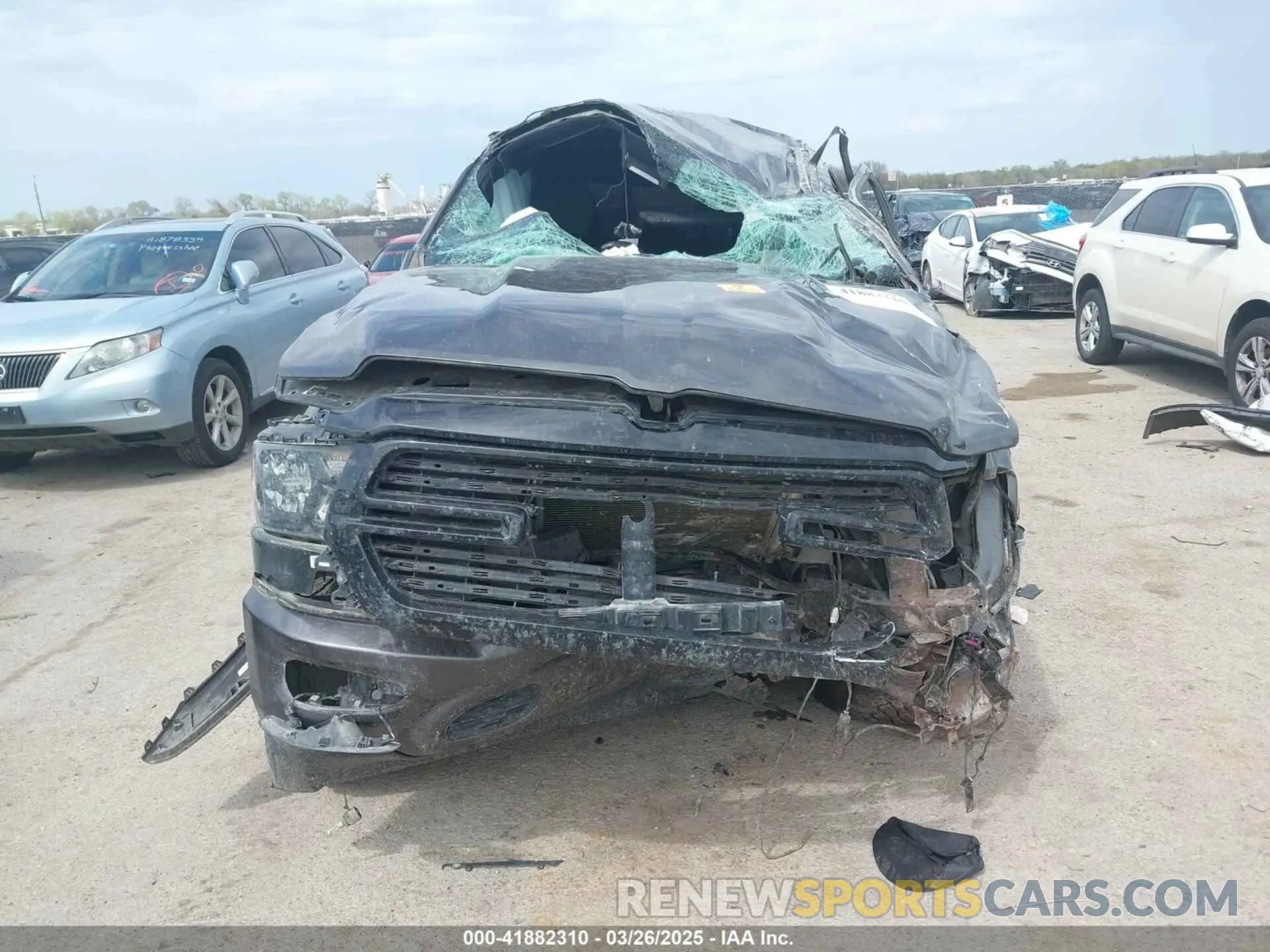 13 Photograph of a damaged car 1C6SRFFT4LN184246 RAM 1500 2020