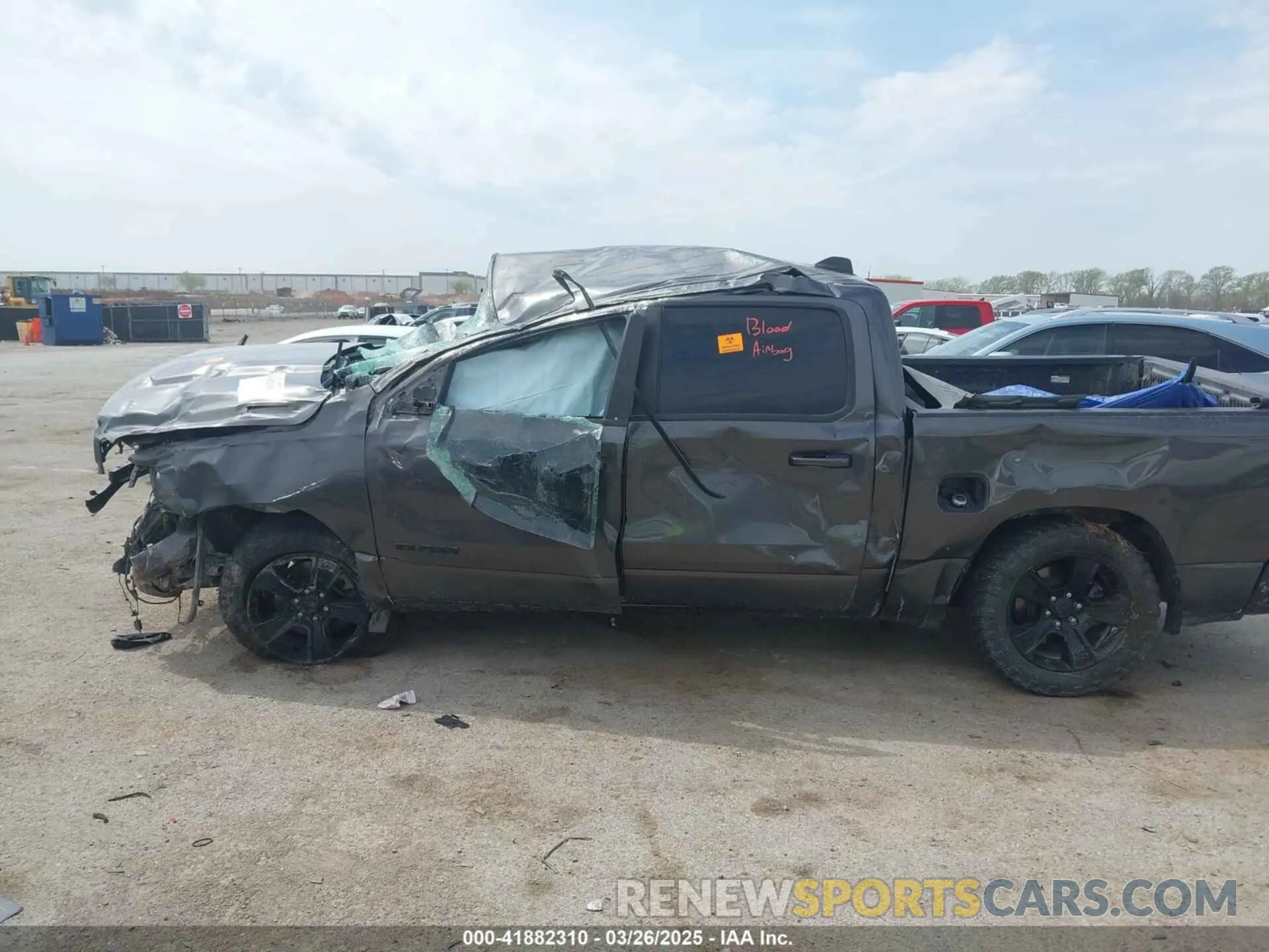 15 Photograph of a damaged car 1C6SRFFT4LN184246 RAM 1500 2020