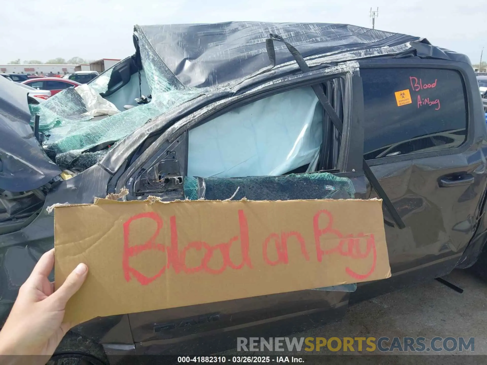 7 Photograph of a damaged car 1C6SRFFT4LN184246 RAM 1500 2020