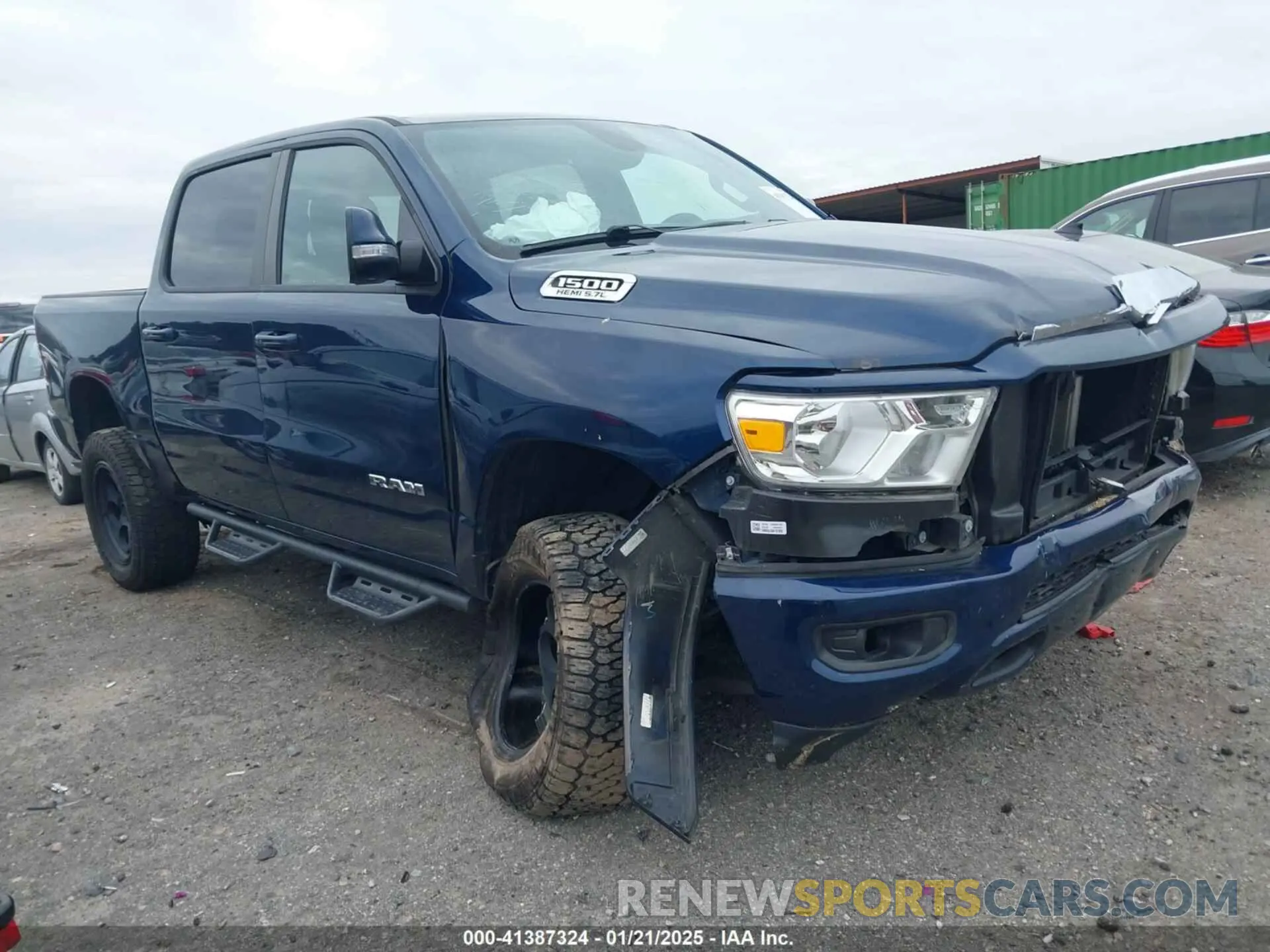 1 Photograph of a damaged car 1C6SRFFT4LN284329 RAM 1500 2020