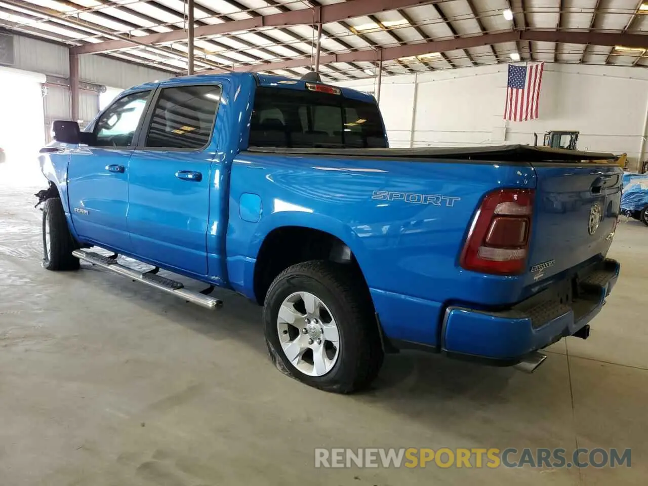 2 Photograph of a damaged car 1C6SRFFT4LN345243 RAM 1500 2020