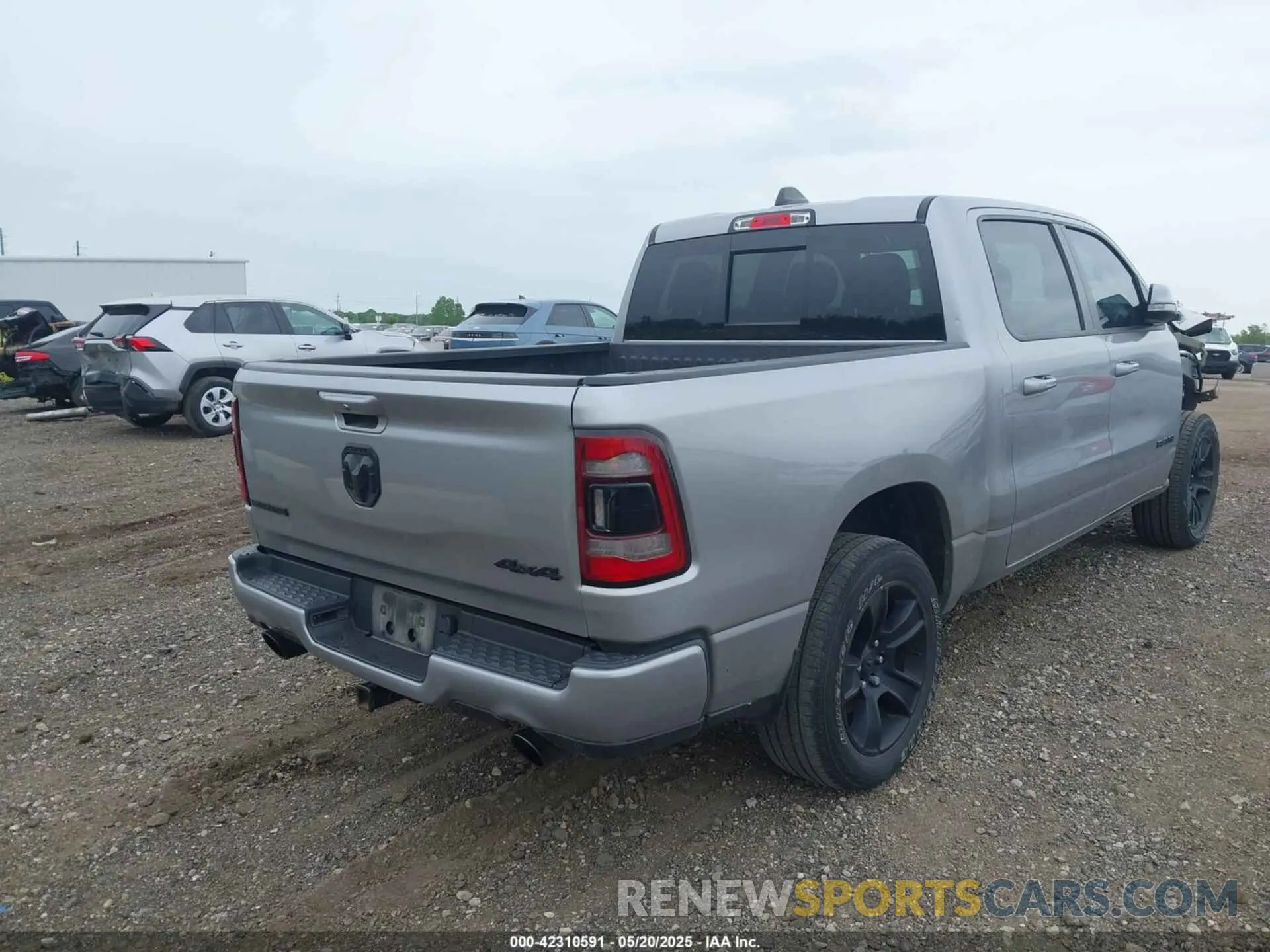 4 Photograph of a damaged car 1C6SRFFT5LN184997 RAM 1500 2020