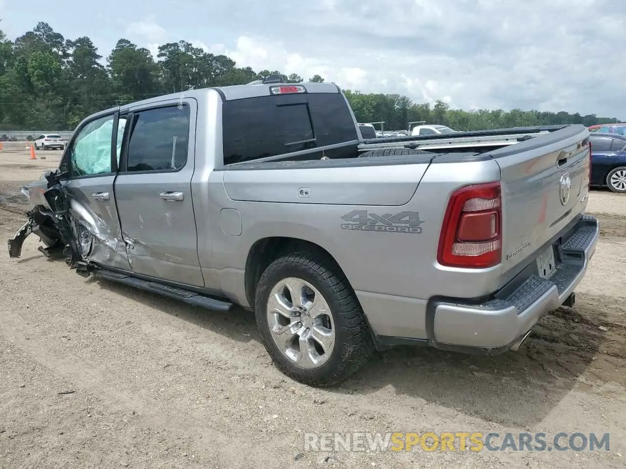 2 Photograph of a damaged car 1C6SRFFT5LN364044 RAM 1500 2020