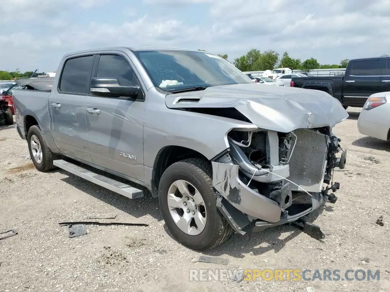 4 Photograph of a damaged car 1C6SRFFT6LN116210 RAM 1500 2020