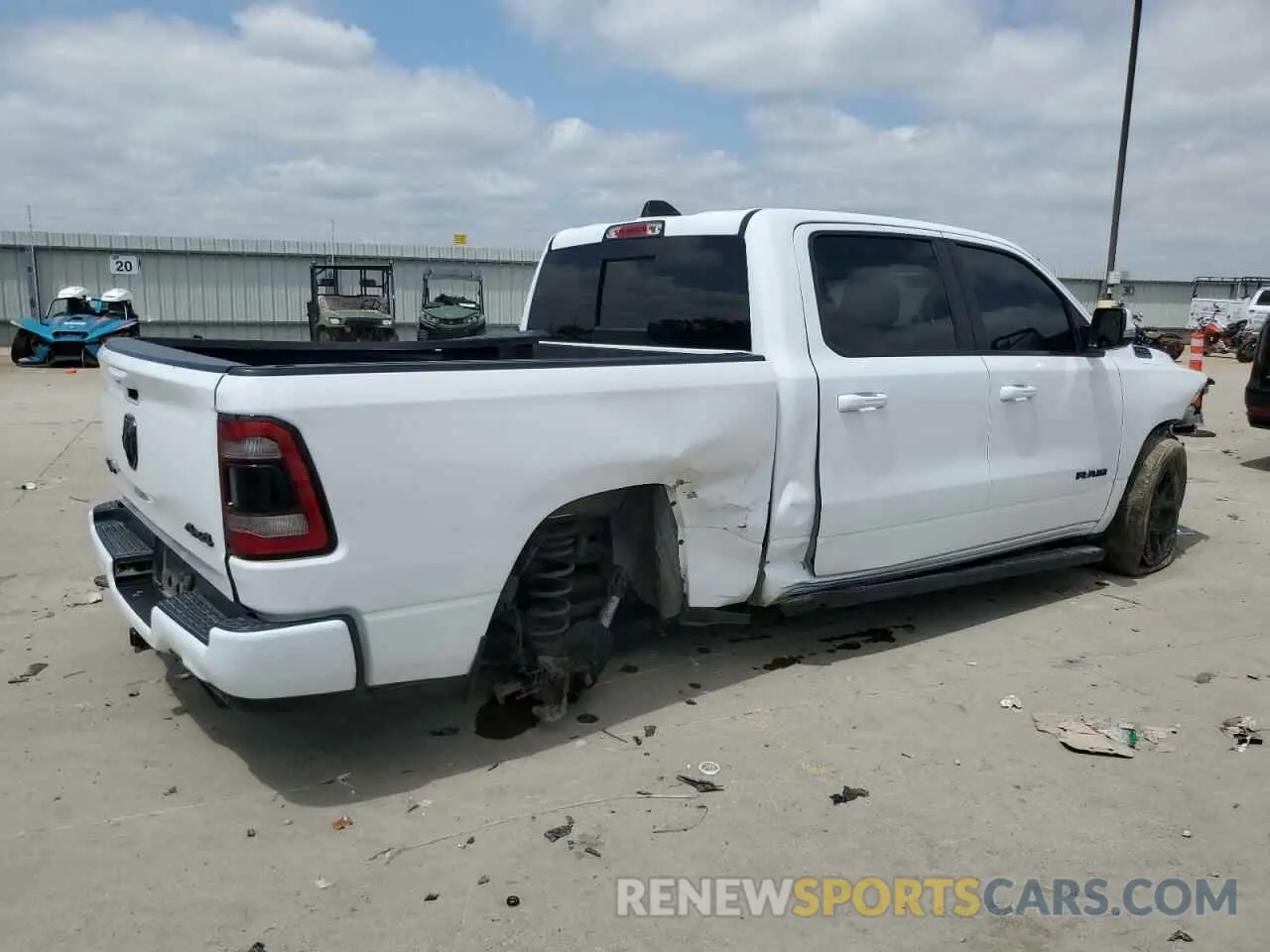 3 Фотография поврежденного автомобиля 1C6SRFFT6LN263806 RAM 1500 2020