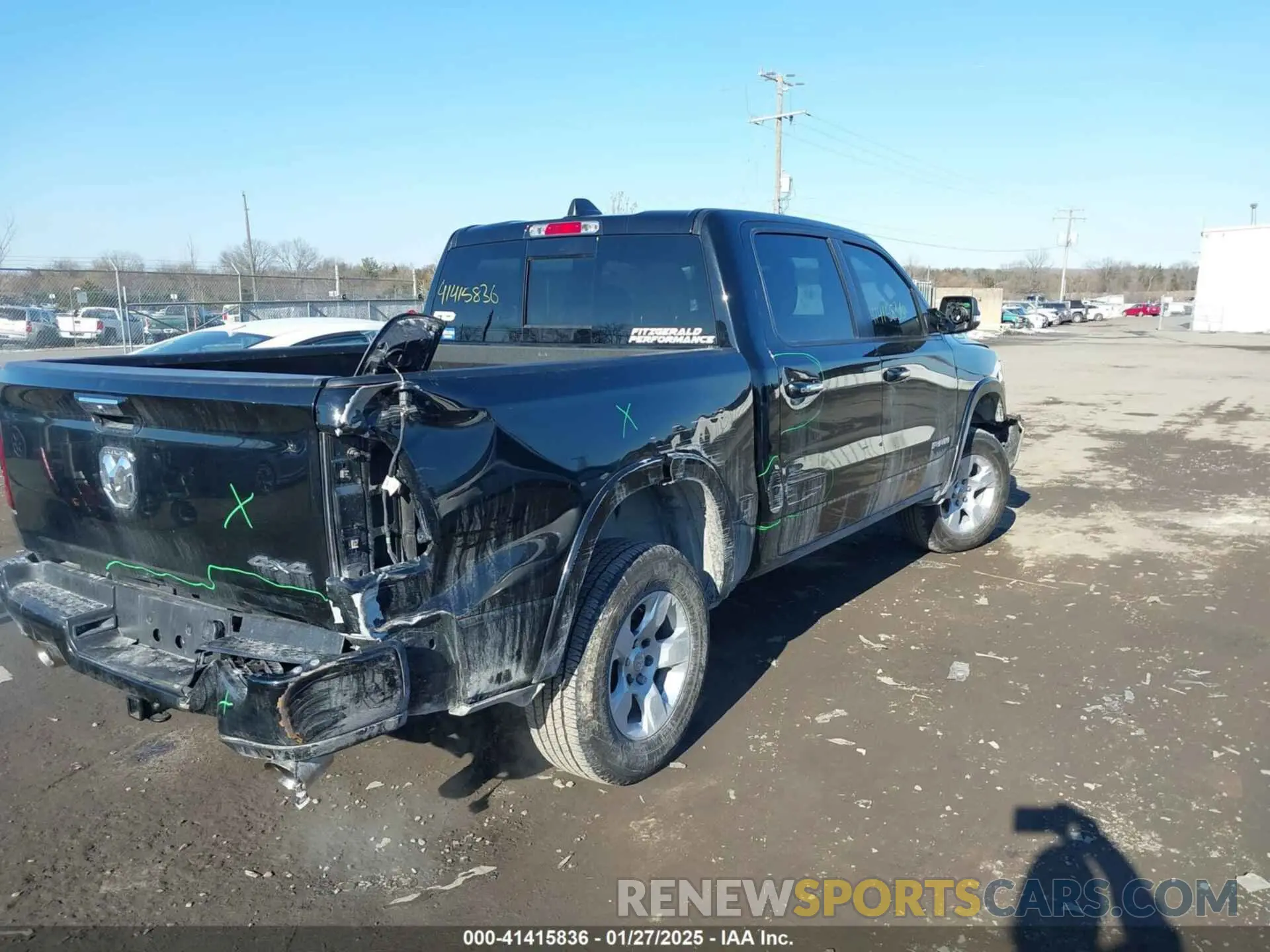 4 Фотография поврежденного автомобиля 1C6SRFFT6LN286339 RAM 1500 2020