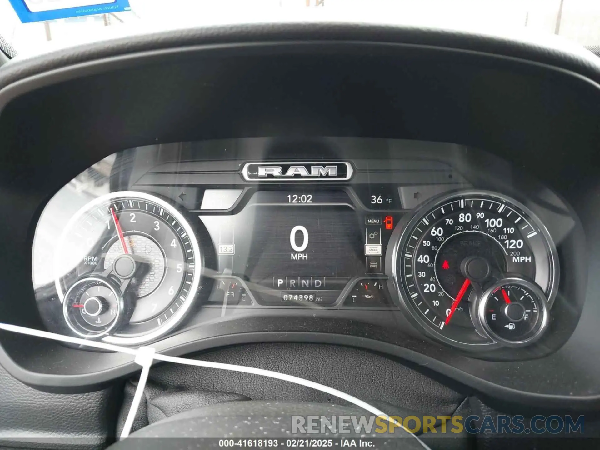 7 Фотография поврежденного автомобиля 1C6SRFFT6LN323129 RAM 1500 2020