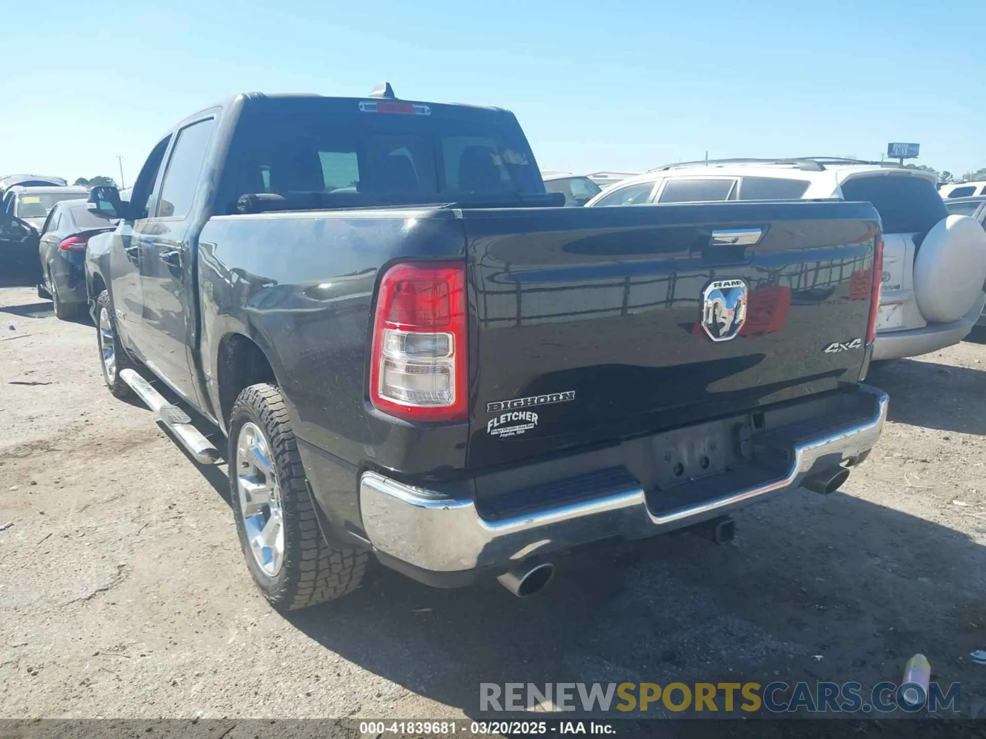 3 Photograph of a damaged car 1C6SRFFT7LN137051 RAM 1500 2020