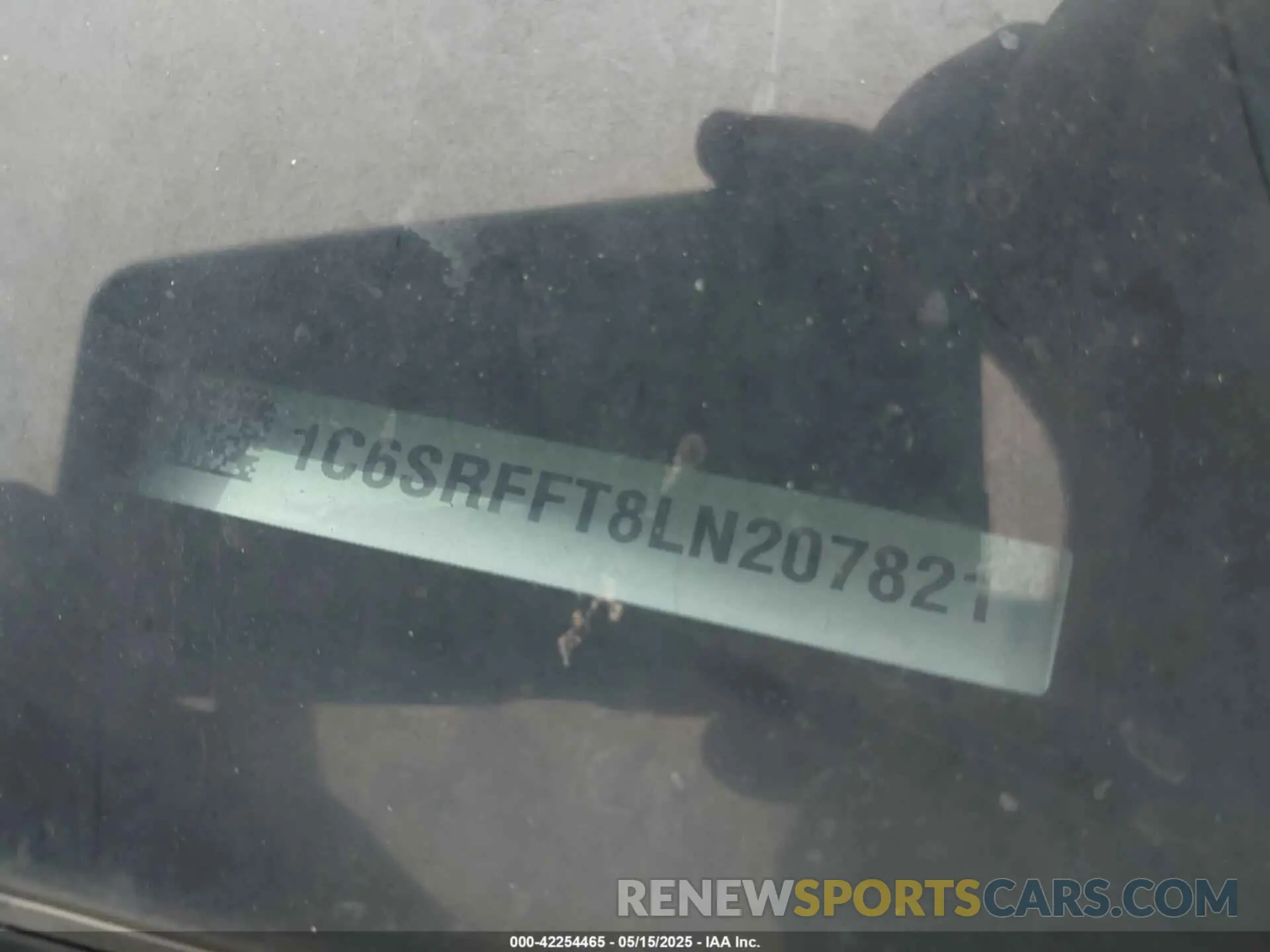 9 Фотография поврежденного автомобиля 1C6SRFFT8LN207821 RAM 1500 2020