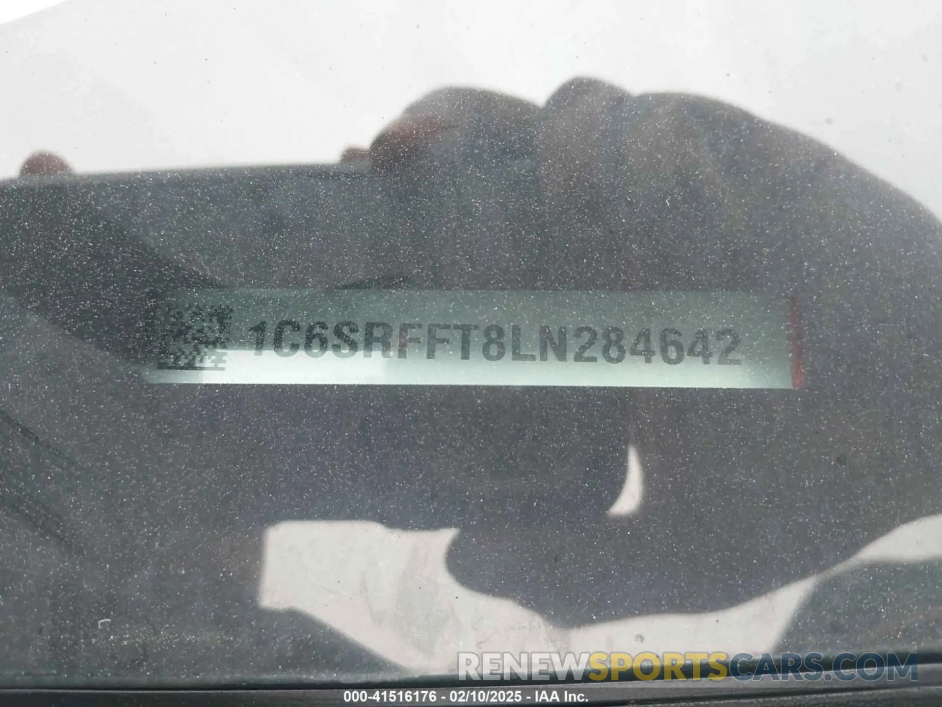 9 Фотография поврежденного автомобиля 1C6SRFFT8LN284642 RAM 1500 2020