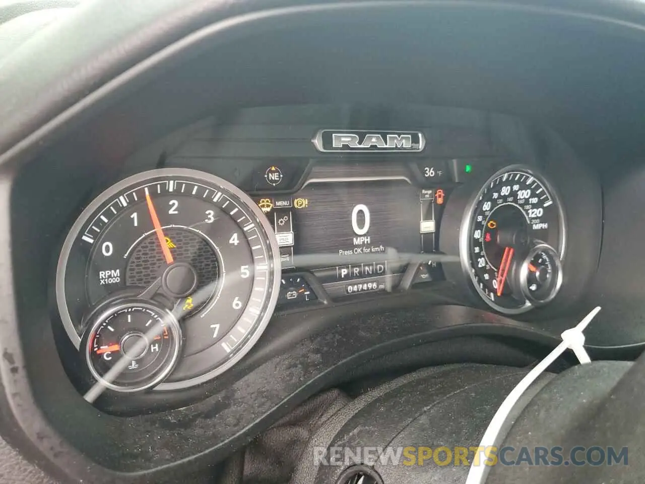 9 Фотография поврежденного автомобиля 1C6SRFFT9LN113754 RAM 1500 2020