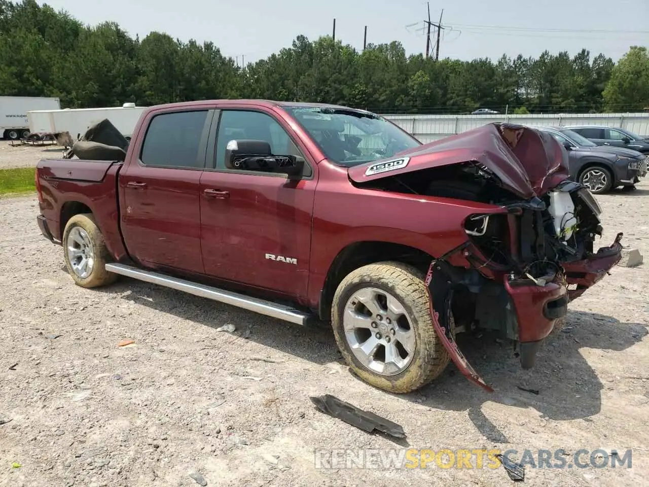 4 Фотография поврежденного автомобиля 1C6SRFFT9LN206824 RAM 1500 2020