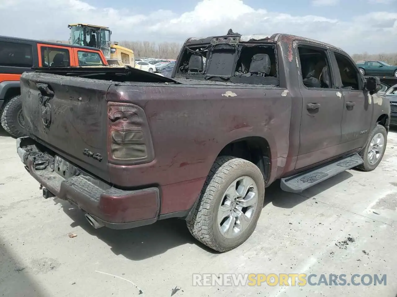 3 Фотография поврежденного автомобиля 1C6SRFFTXLN264909 RAM 1500 2020