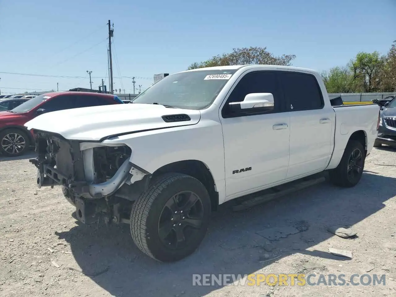 1 Photograph of a damaged car 1C6SRFFTXLN355274 RAM 1500 2020