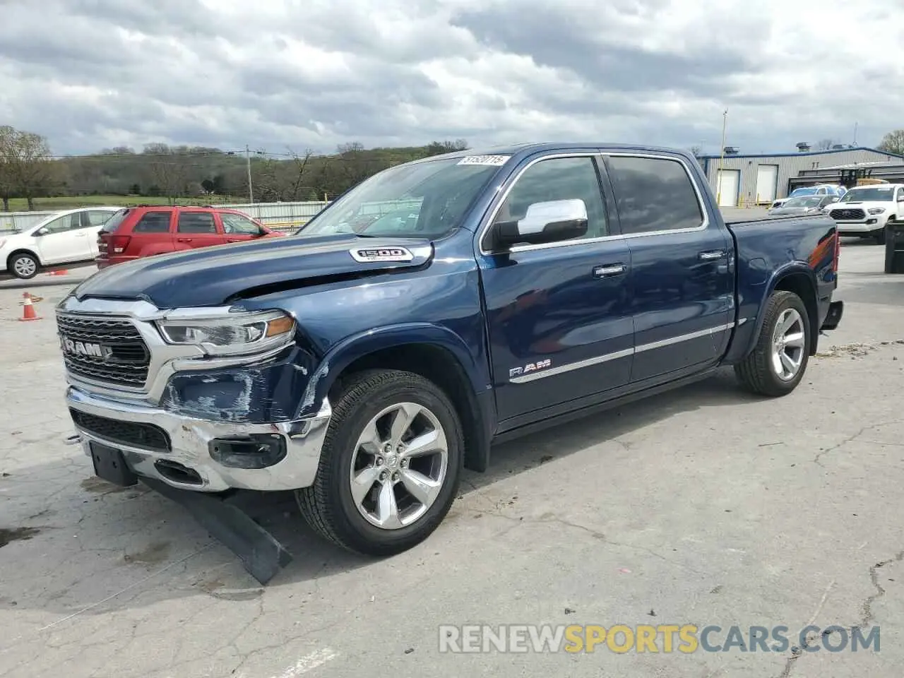 1 Photograph of a damaged car 1C6SRFHT0LN314794 RAM 1500 2020