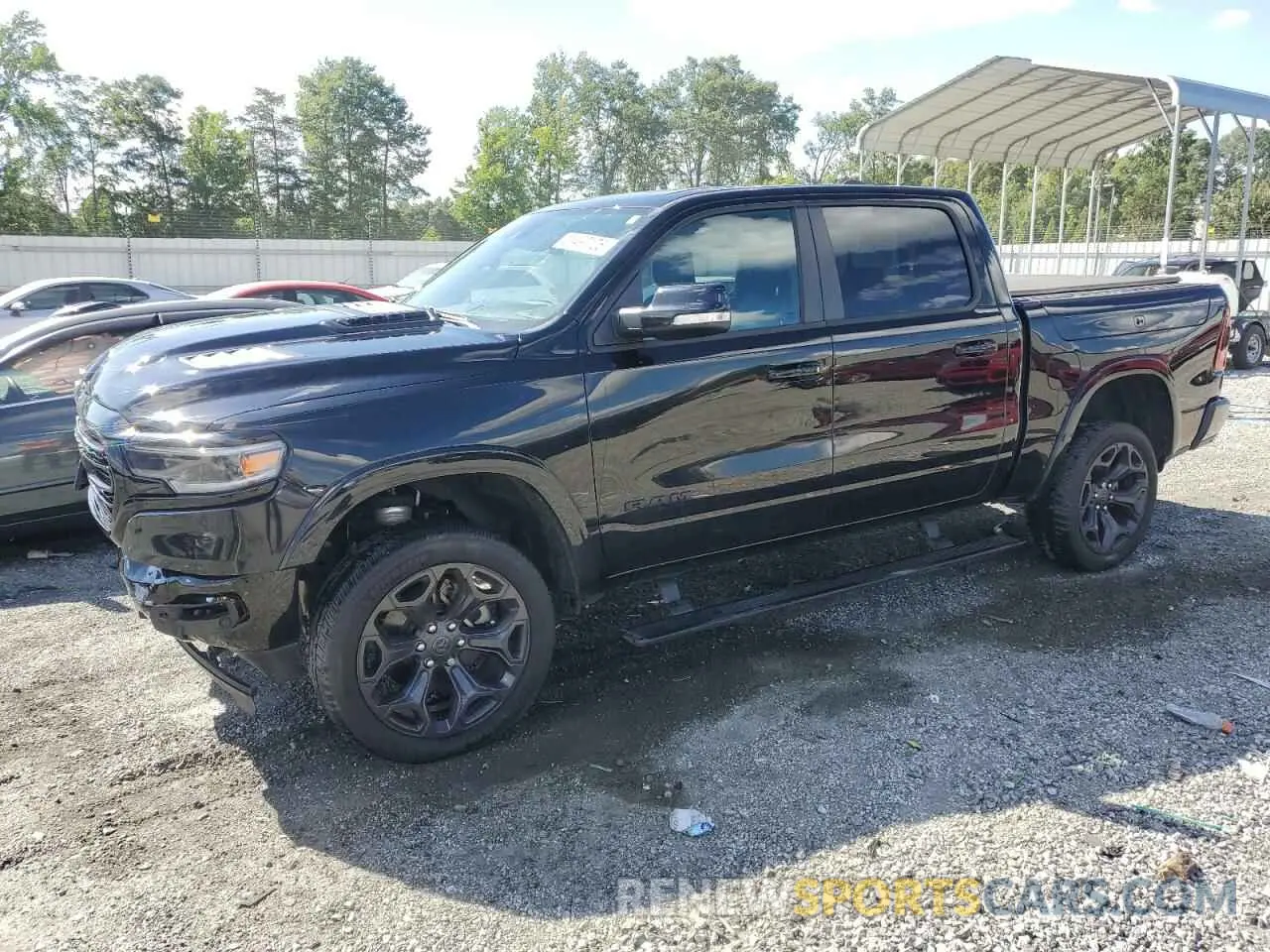 1 Photograph of a damaged car 1C6SRFHT5LN291691 RAM 1500 2020