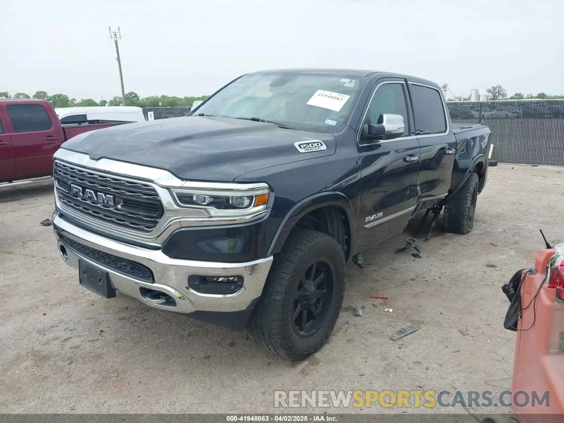 2 Photograph of a damaged car 1C6SRFHT5LN422246 RAM 1500 2020