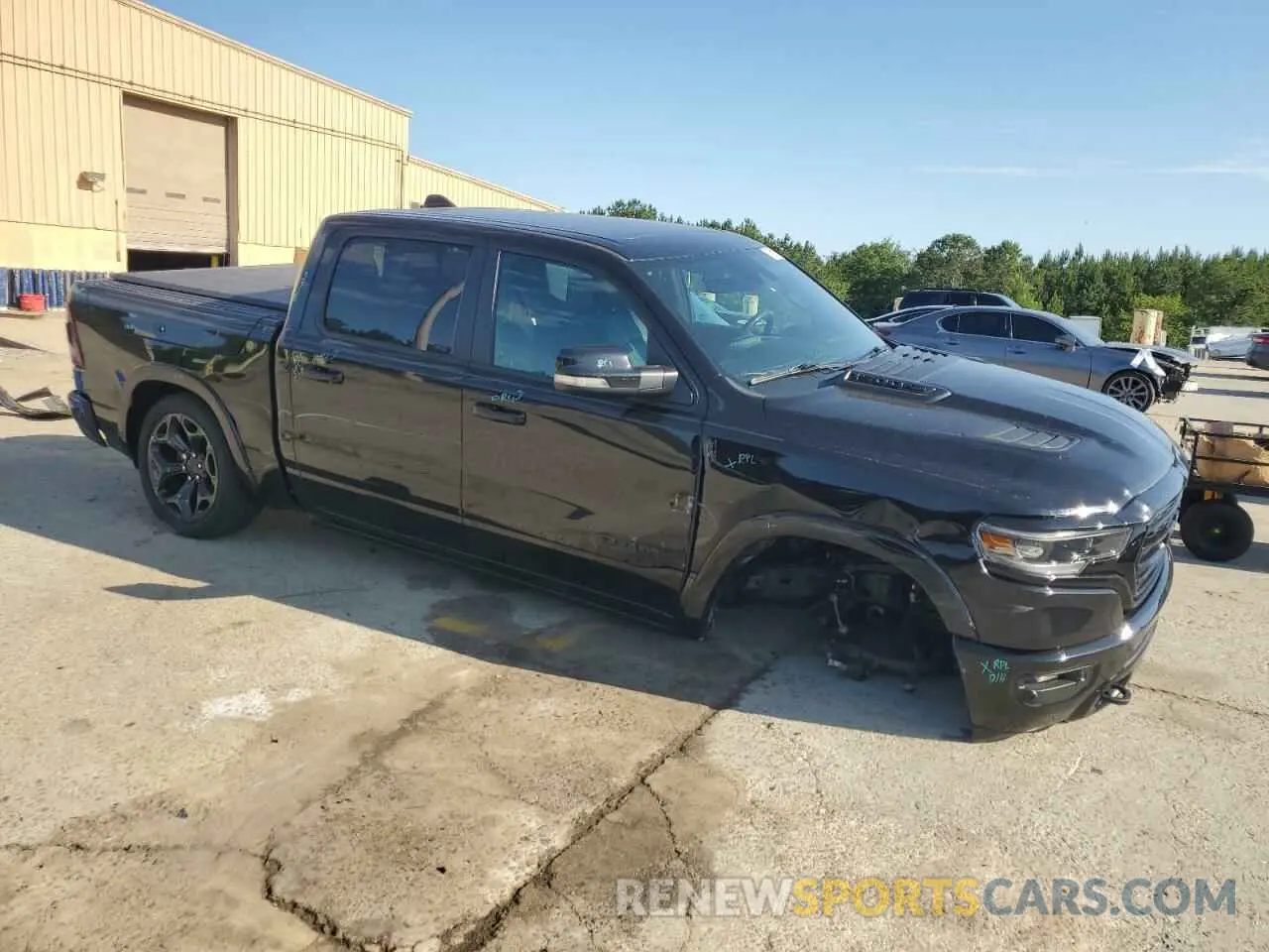 4 Photograph of a damaged car 1C6SRFHT7LN287402 RAM 1500 2020