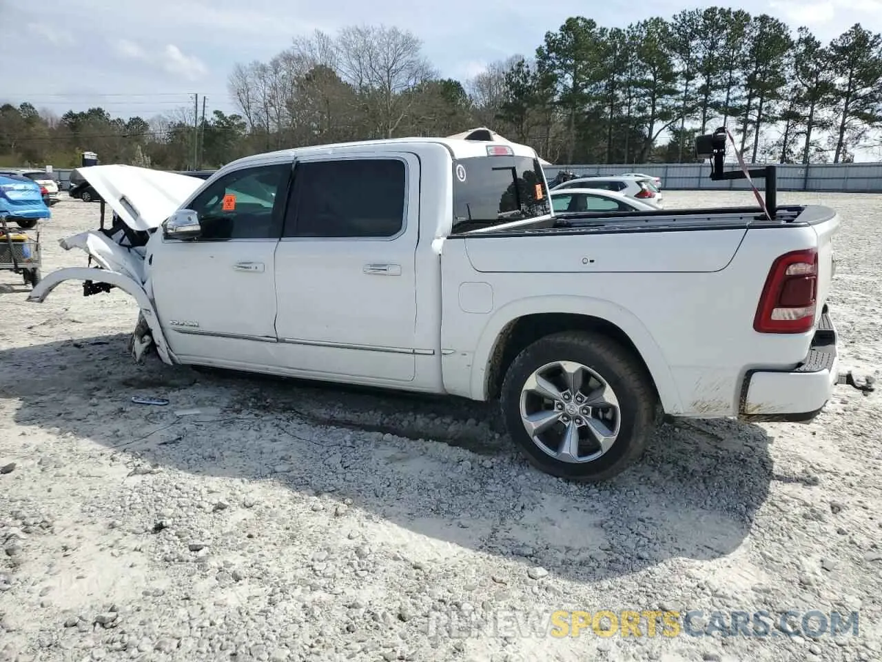 2 Photograph of a damaged car 1C6SRFHT9LN370216 RAM 1500 2020