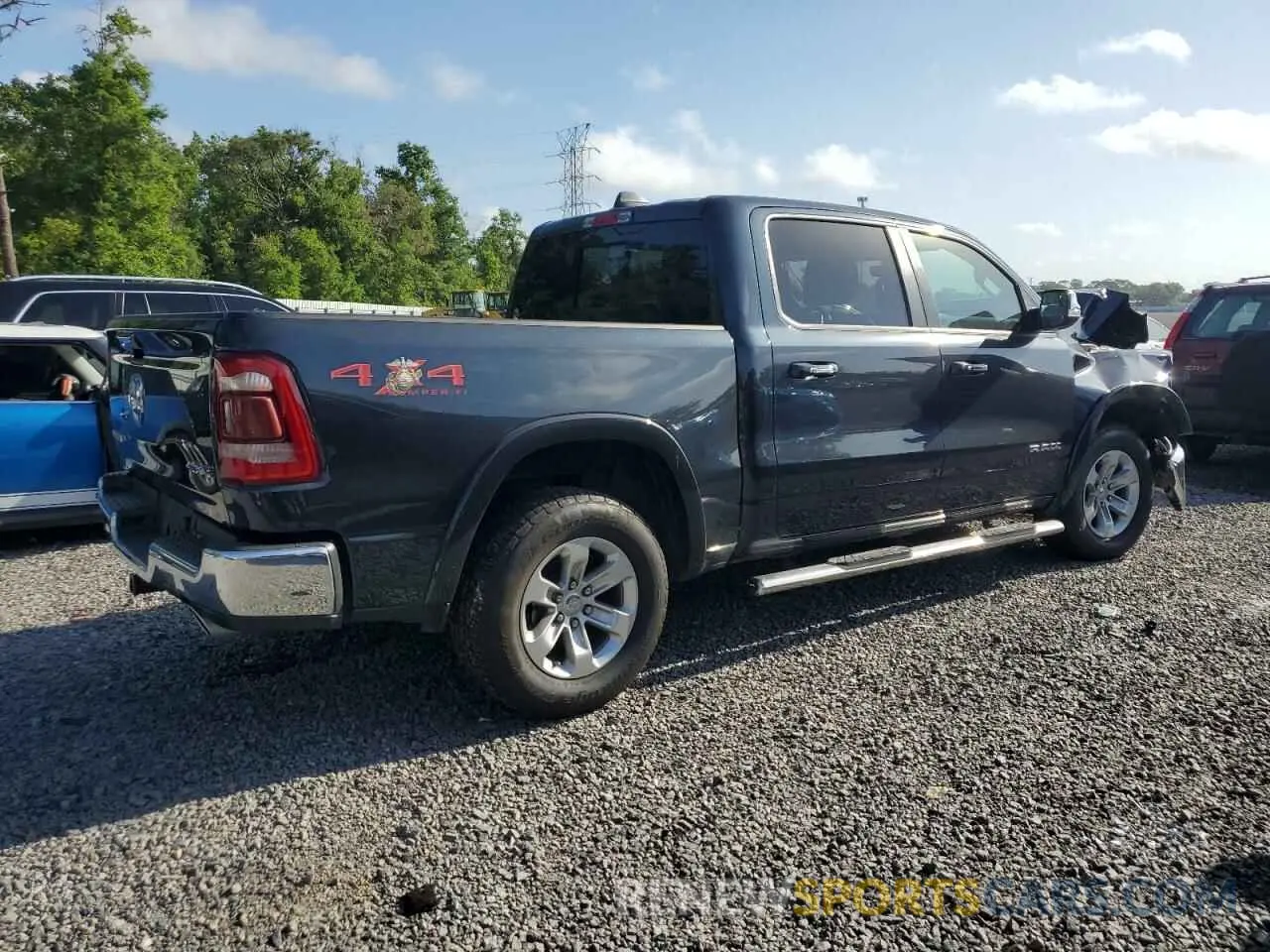 3 Photograph of a damaged car 1C6SRFJT0LN409754 RAM 1500 2020