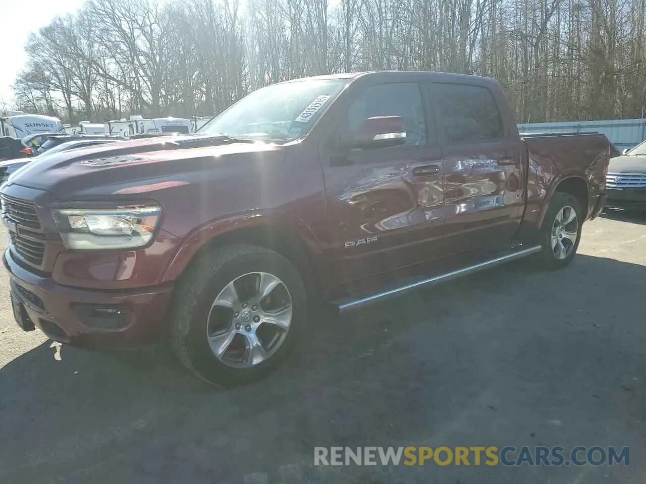 1 Photograph of a damaged car 1C6SRFJT2LN213525 RAM 1500 2020
