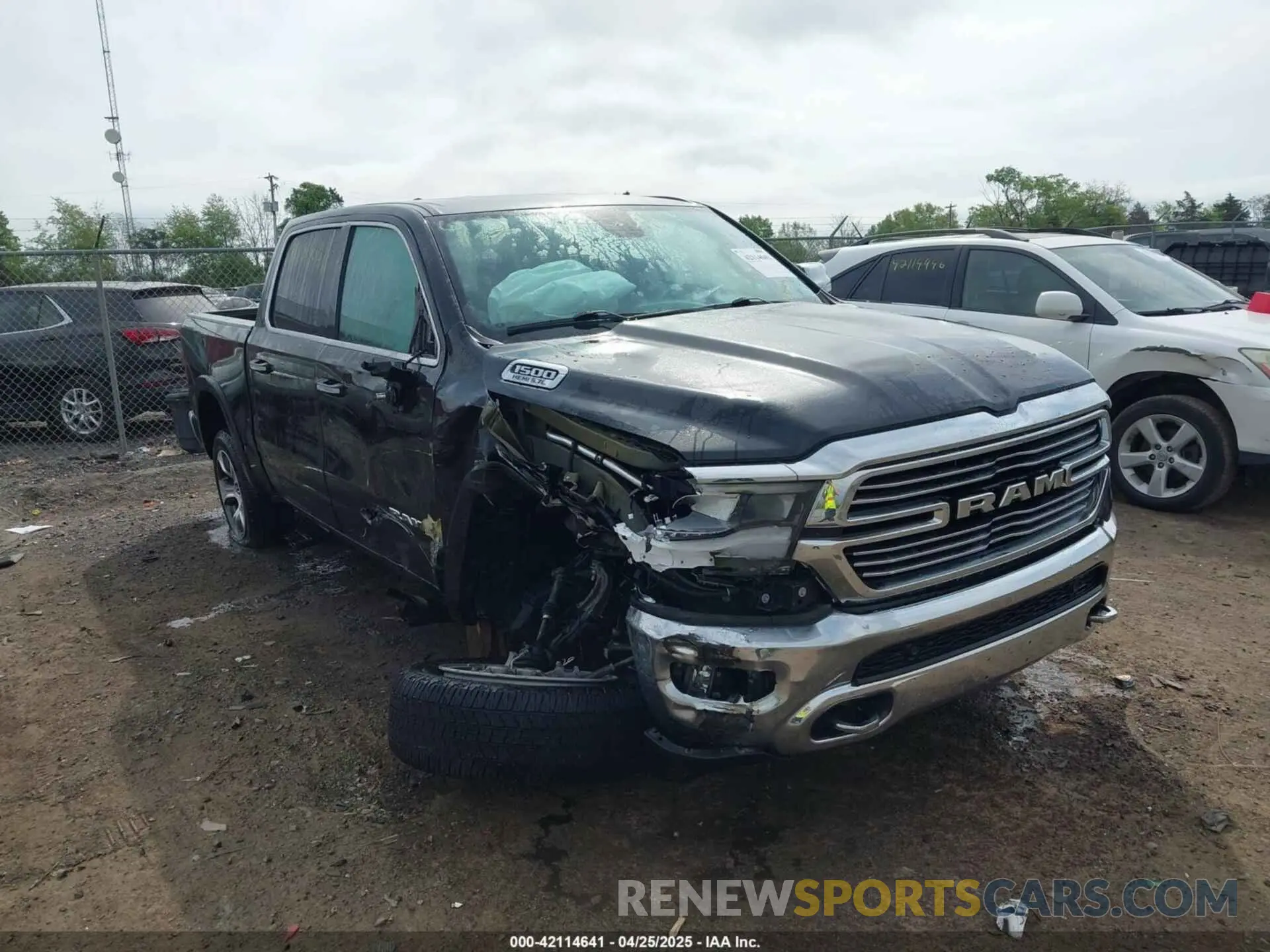 1 Photograph of a damaged car 1C6SRFJT2LN356801 RAM 1500 2020