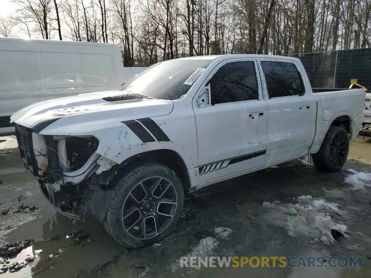 1 Photograph of a damaged car 1C6SRFJT9LN404455 RAM 1500 2020