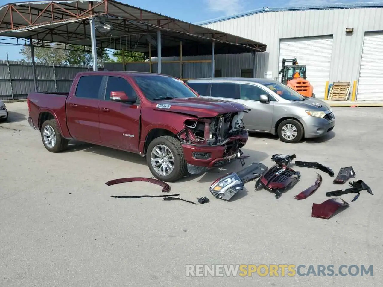 4 Фотография поврежденного автомобиля 1C6SRFJTXLN269292 RAM 1500 2020