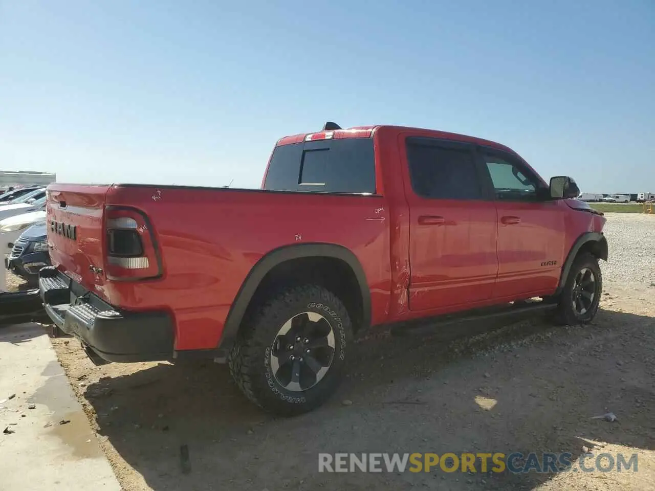 3 Photograph of a damaged car 1C6SRFLM9LN247323 RAM 1500 2020