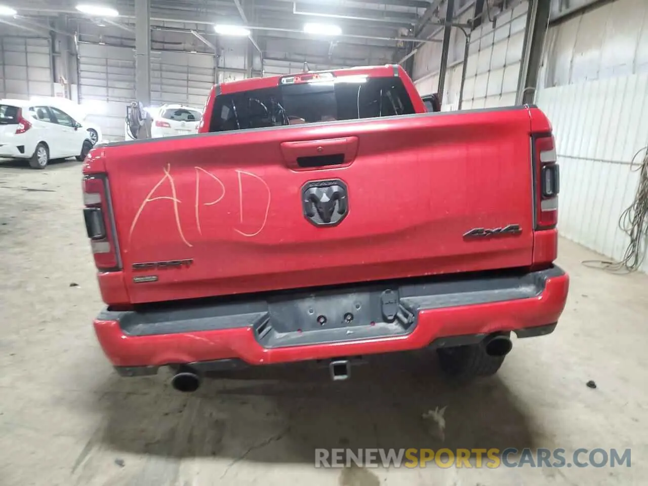 6 Фотография поврежденного автомобиля 1C6SRFLT8LN195156 RAM 1500 2020