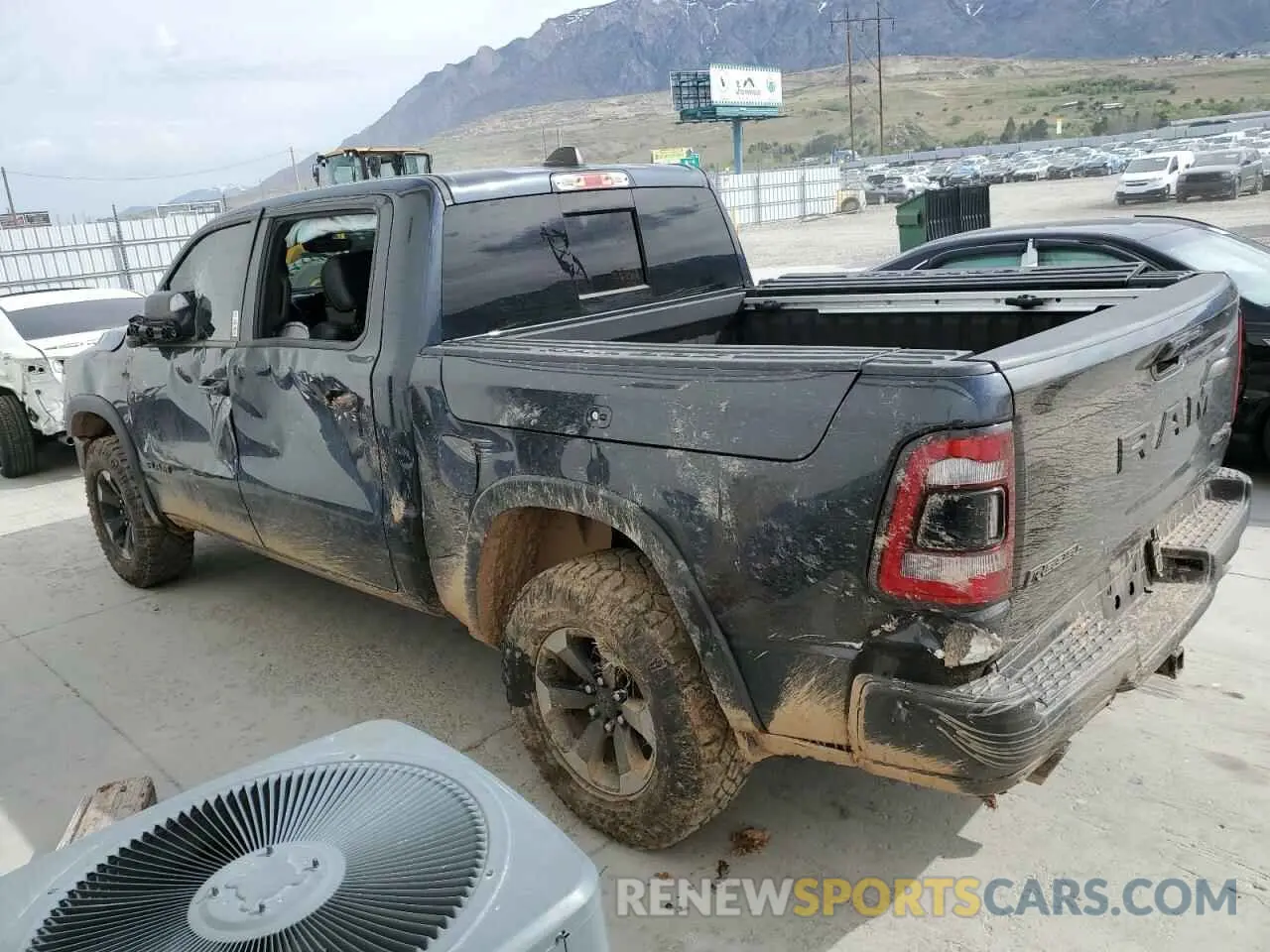 2 Photograph of a damaged car 1C6SRFLTXLN118580 RAM 1500 2020