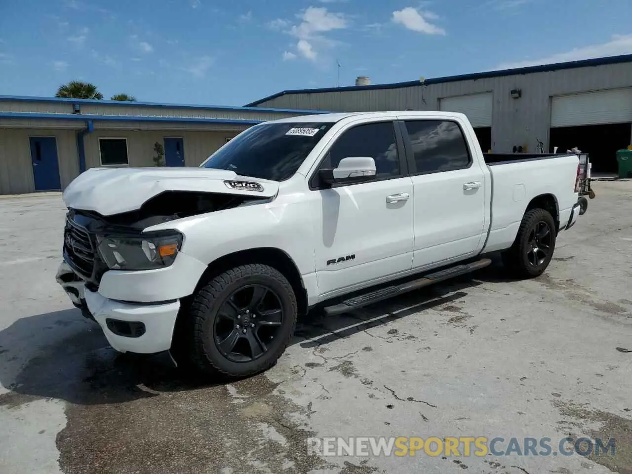 1 Photograph of a damaged car 1C6SRFMT8LN182860 RAM 1500 2020