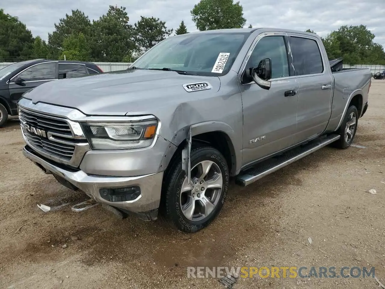 1 Photograph of a damaged car 1C6SRFRTXLN153613 RAM 1500 2020