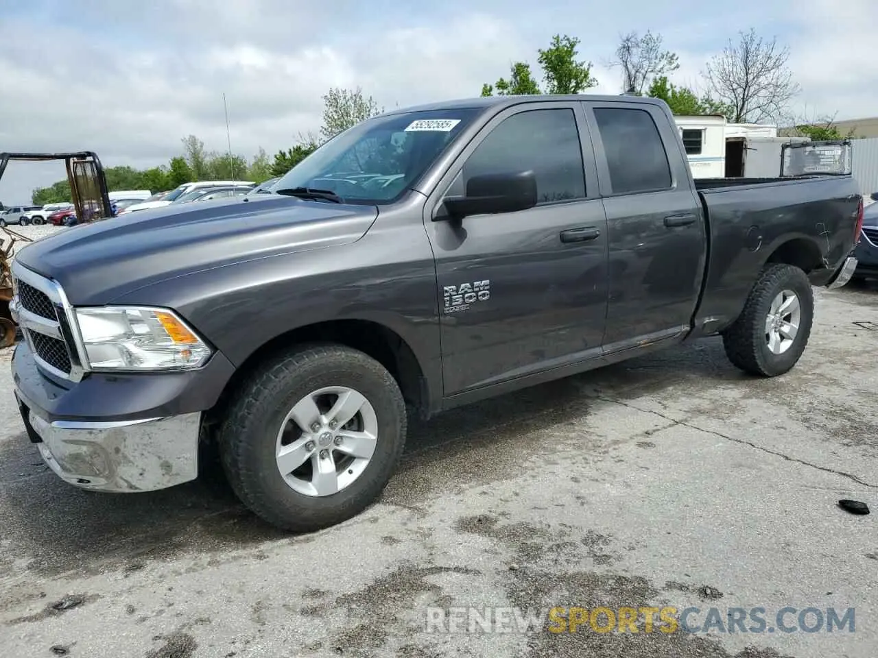 1 Photograph of a damaged car 1C6RR6FG6MS508639 RAM 1500 2021