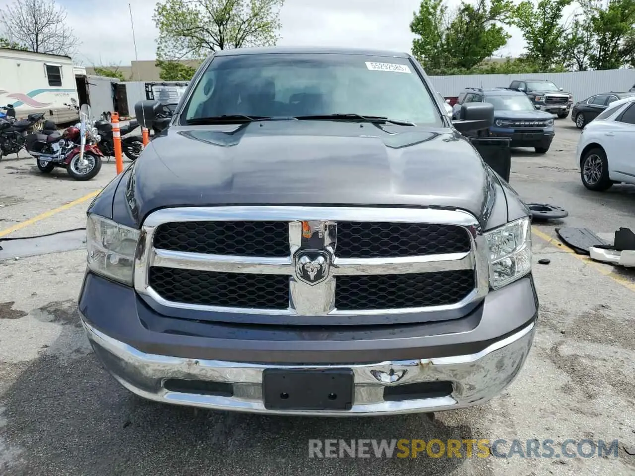5 Photograph of a damaged car 1C6RR6FG6MS508639 RAM 1500 2021