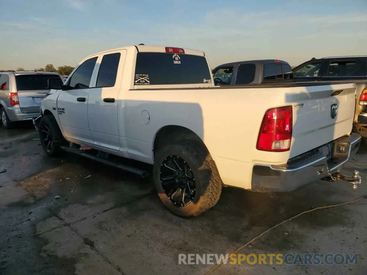 2 Photograph of a damaged car 1C6RR6FT3MS569041 RAM 1500 2021
