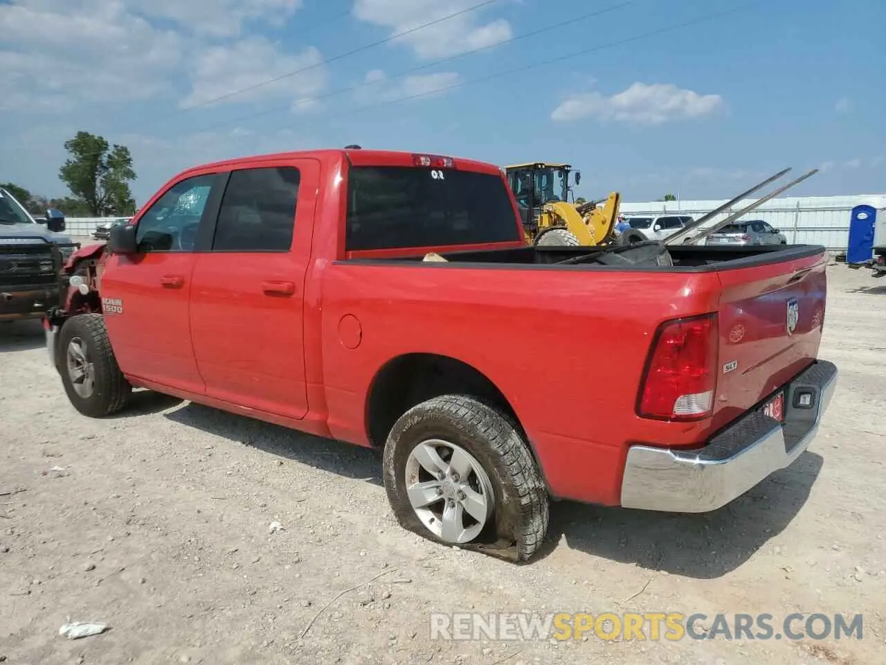2 Photograph of a damaged car 1C6RR6LG8MS540495 RAM 1500 2021