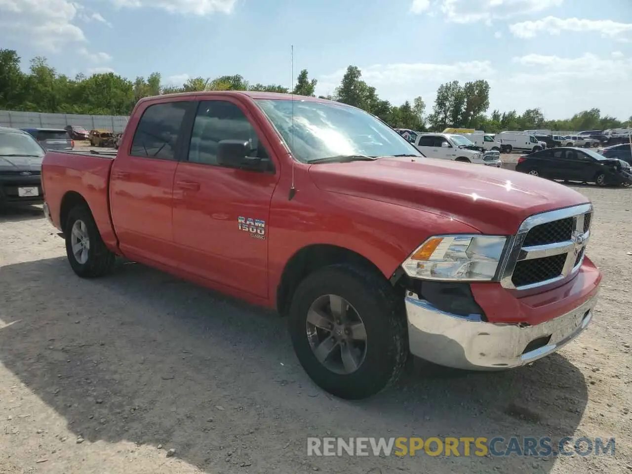 4 Photograph of a damaged car 1C6RR6LG8MS540495 RAM 1500 2021