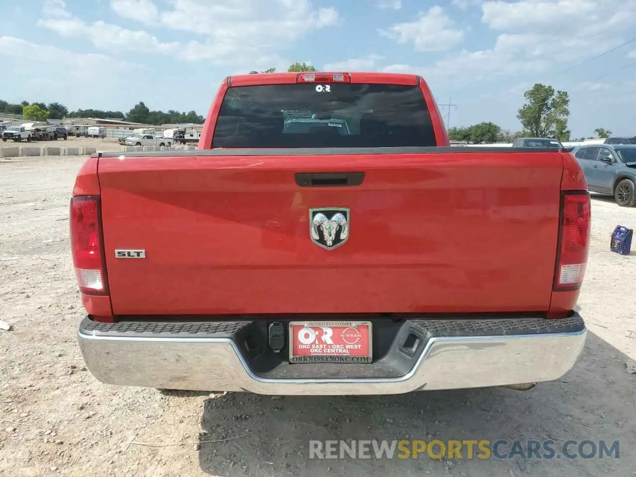 6 Photograph of a damaged car 1C6RR6LG8MS540495 RAM 1500 2021