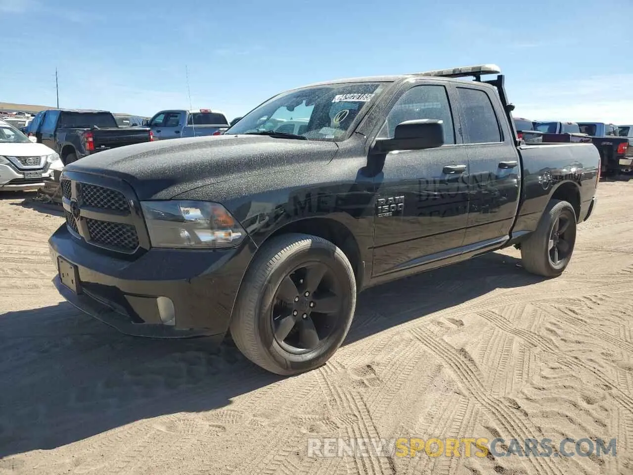 1 Фотография поврежденного автомобиля 1C6RR7FG8MS593361 RAM 1500 2021
