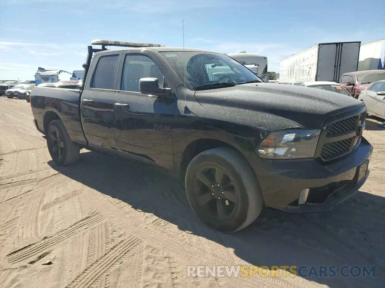 4 Фотография поврежденного автомобиля 1C6RR7FG8MS593361 RAM 1500 2021