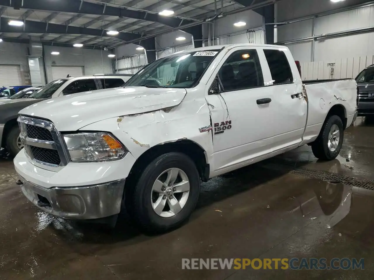 1 Photograph of a damaged car 1C6RR7FT5MS573727 RAM 1500 2021