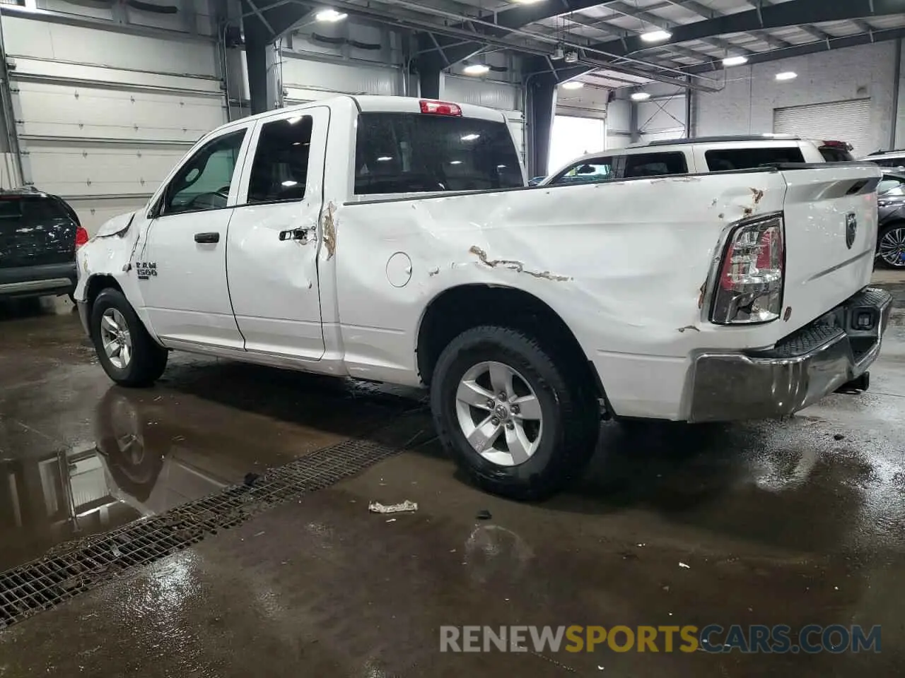 2 Photograph of a damaged car 1C6RR7FT5MS573727 RAM 1500 2021