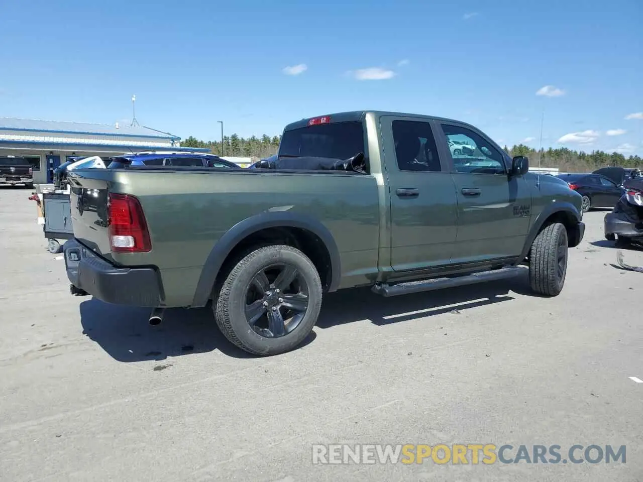 3 Photograph of a damaged car 1C6RR7GG8MS562190 RAM 1500 2021
