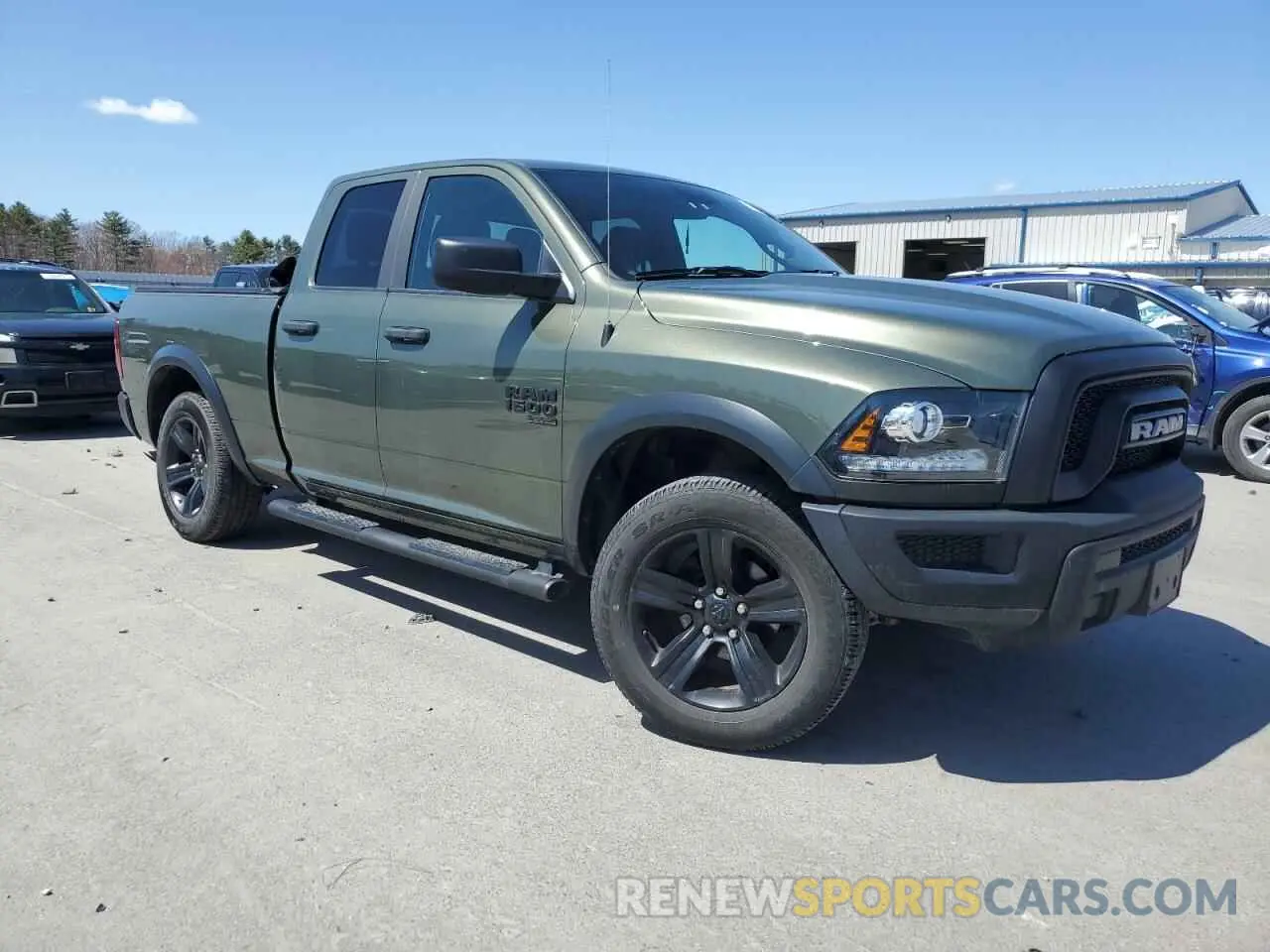 4 Photograph of a damaged car 1C6RR7GG8MS562190 RAM 1500 2021