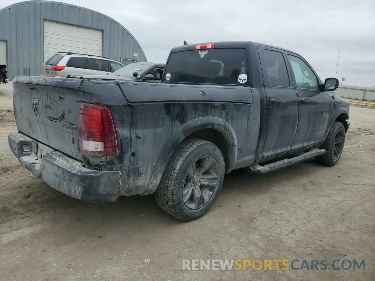 3 Photograph of a damaged car 1C6RR7GGXMS531233 RAM 1500 2021