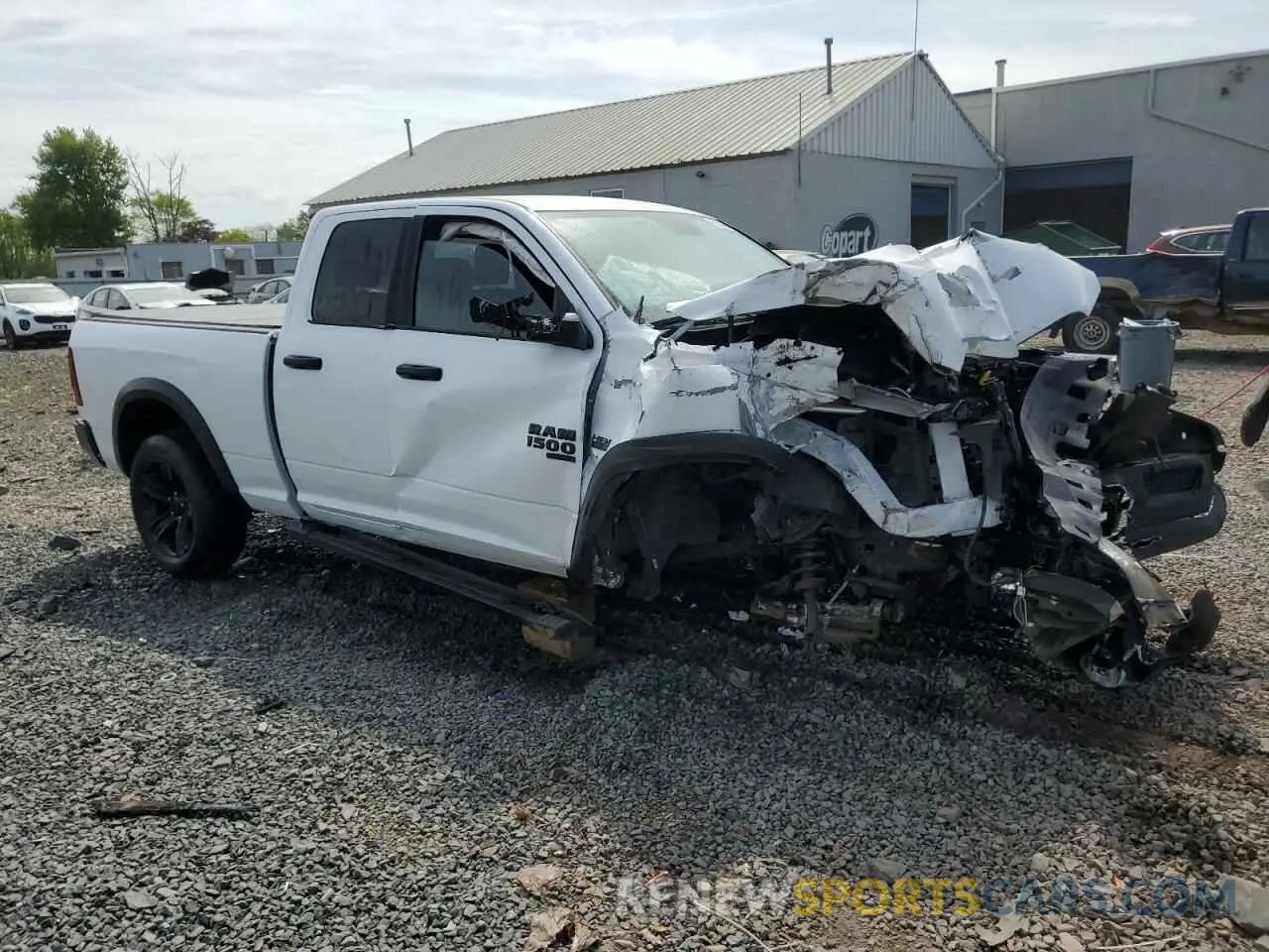 4 Photograph of a damaged car 1C6RR7GT3MS504954 RAM 1500 2021